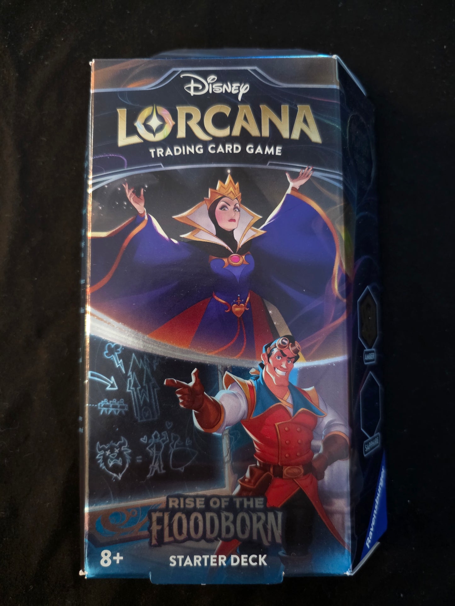 Ravensburger Disney Lorcana Rise of The Floodborn Starter Deck Amber & Sapphire