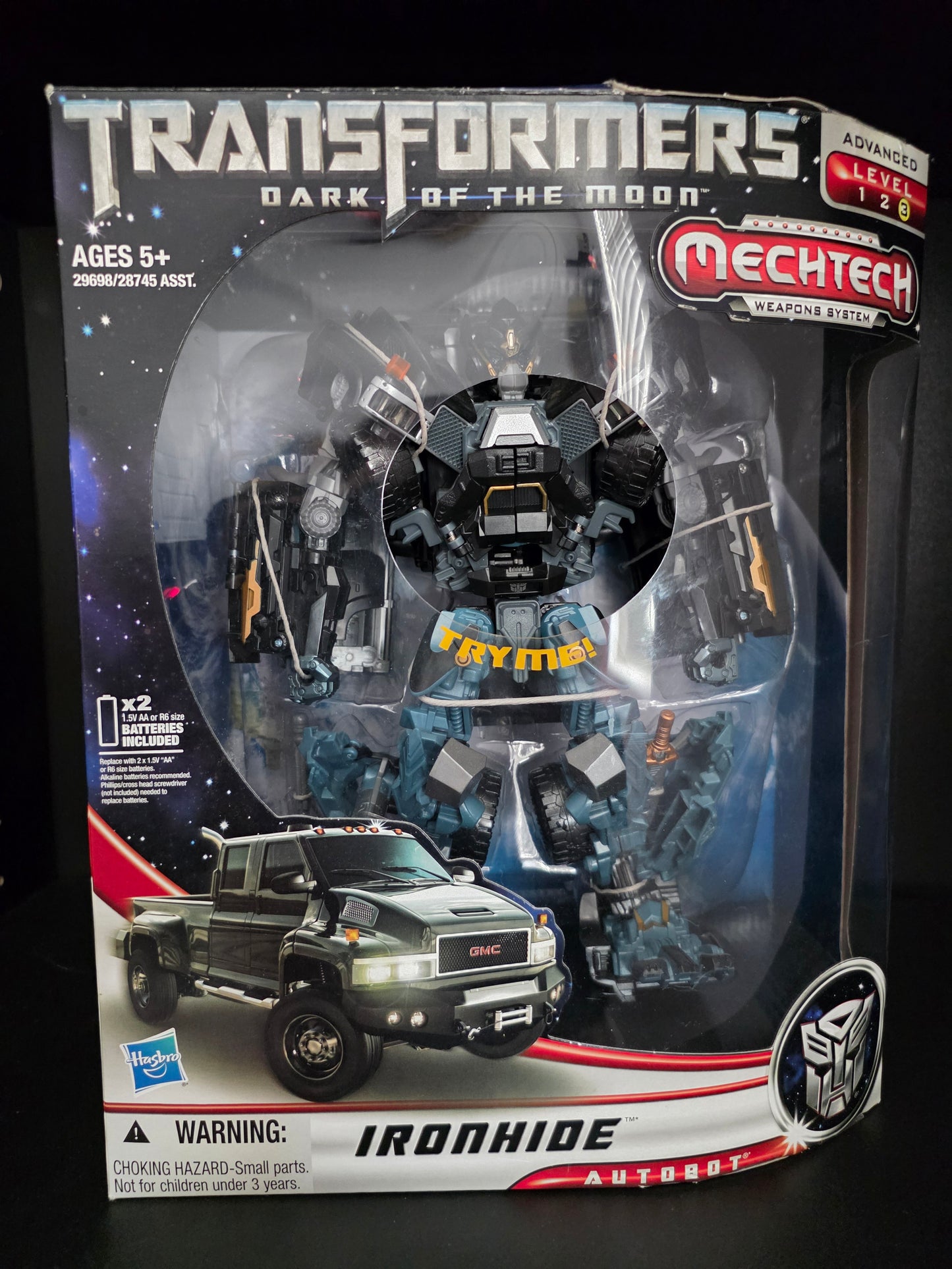 Transformers Leader Class IRONHIDE Dark of the Moon Electronic 2010 New