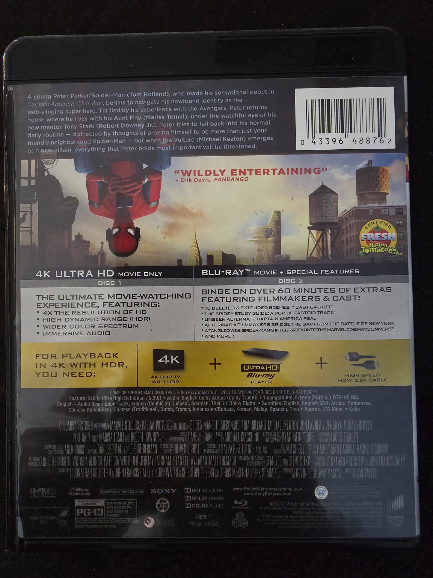 Spider-Man: Homecoming [4K Ultra HD] [4K UHD]
