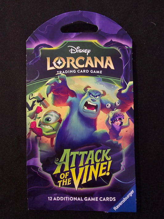 Ravensburger Disney Lorcana TCG Attack of the Vile! Booster Pack 12 Cards