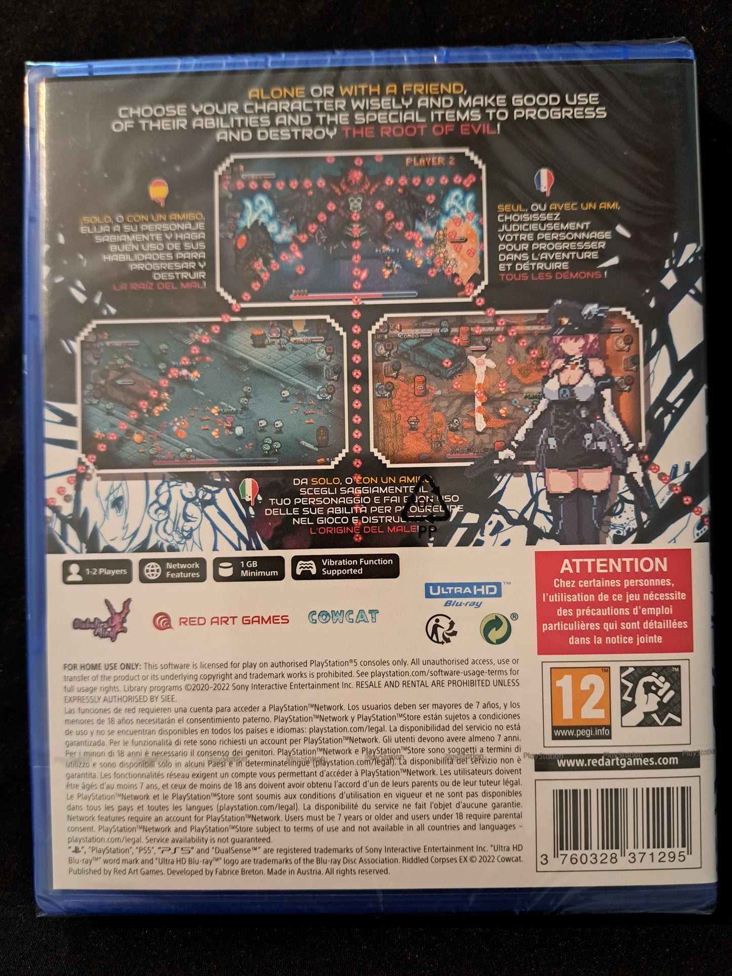 Riddled Corpses EX SEALED PS5 EU Game NEW Red Art Games Action Adventure RPG