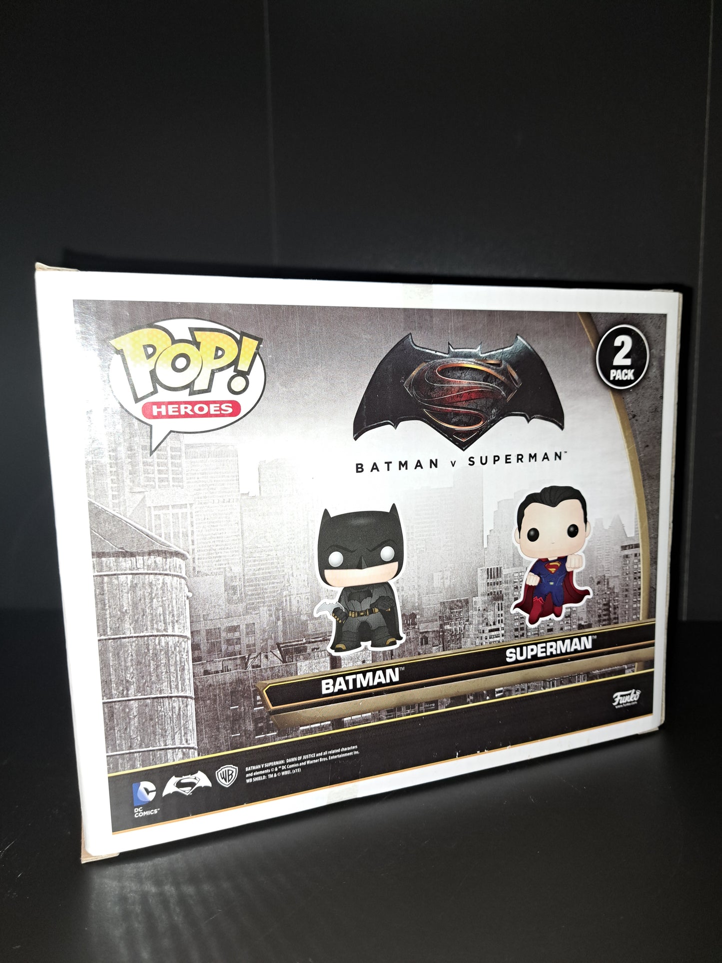 FUNKO POP HEROES BATMAN VS. SUPERMAN 2 PK. TOYS R US EXCLUSIVE