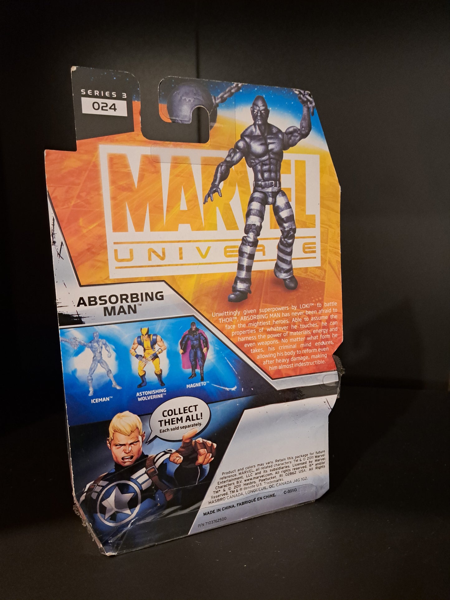 Marvel Universe 3.75 figure Absorbing Man NEW