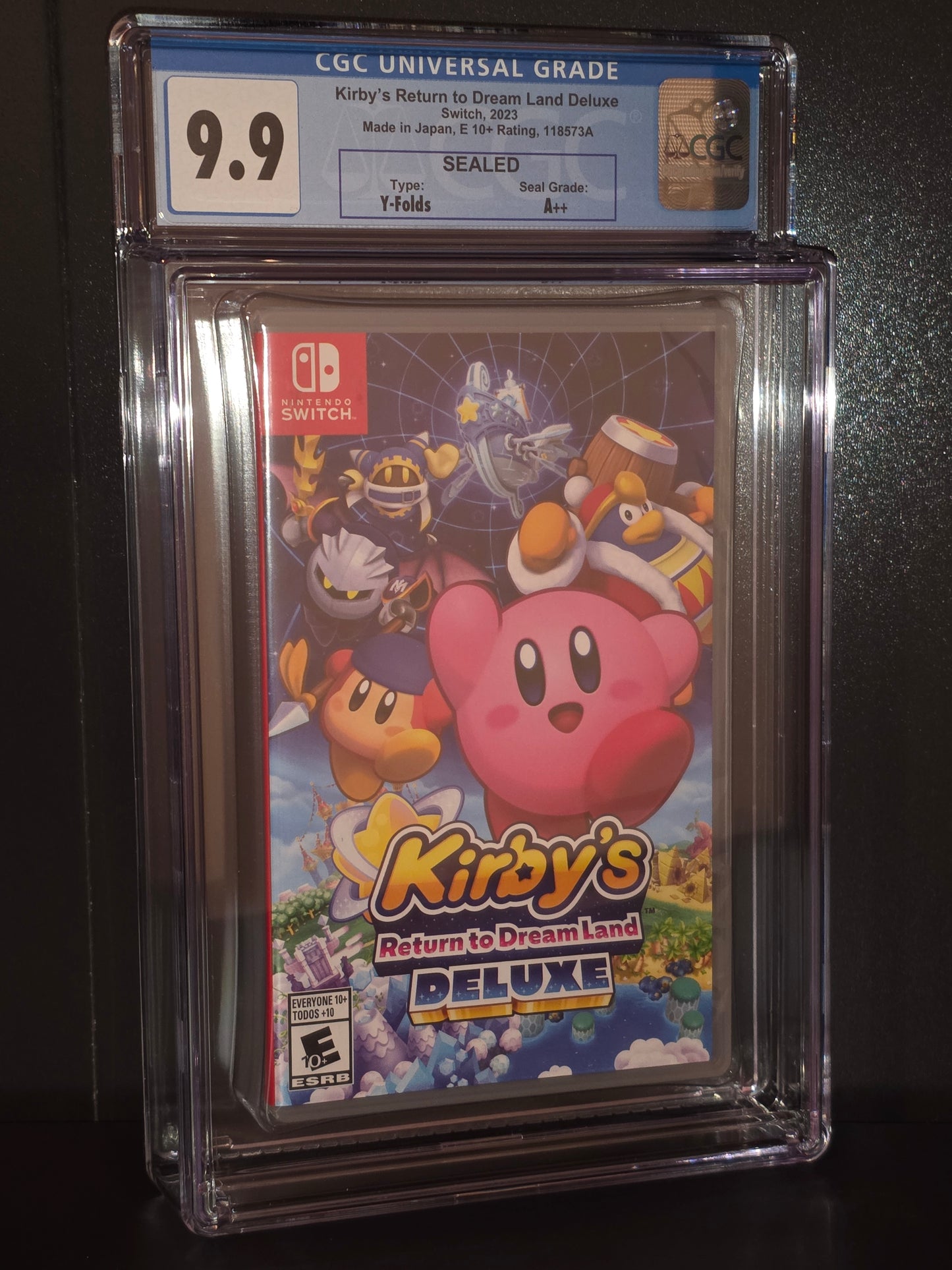 Kirby's Return to Dream Land Deluxe CGC 9.9 A++ Nintendo Switch [118573A]