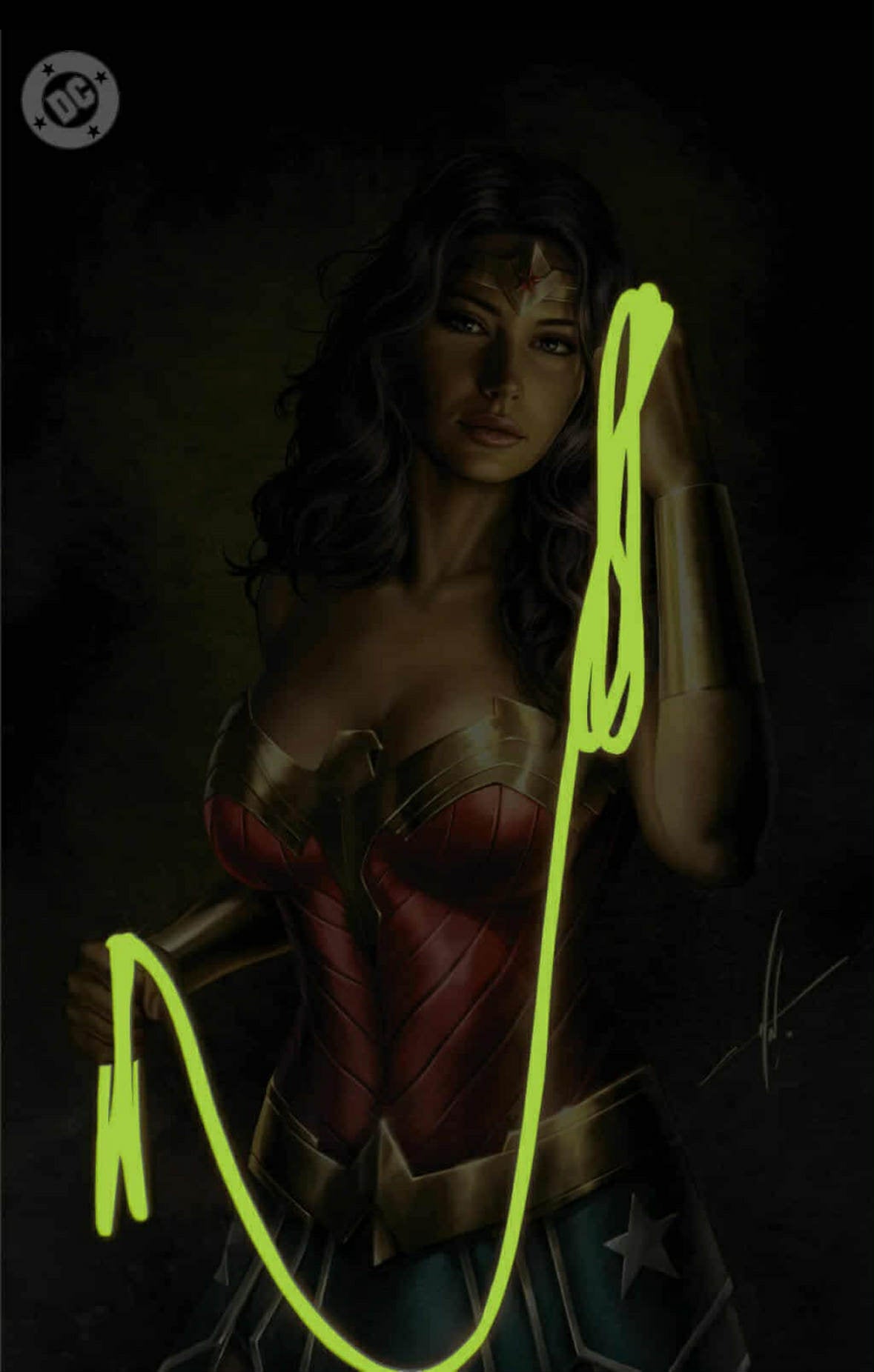 Wonder Woman #25 Carla Cohen NYCC Exclusive,  Foil and Glow in Dark Foil