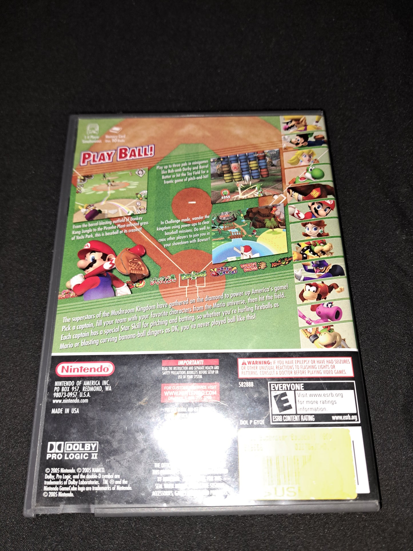 Mario Superstar Baseball (2005) - GameCube