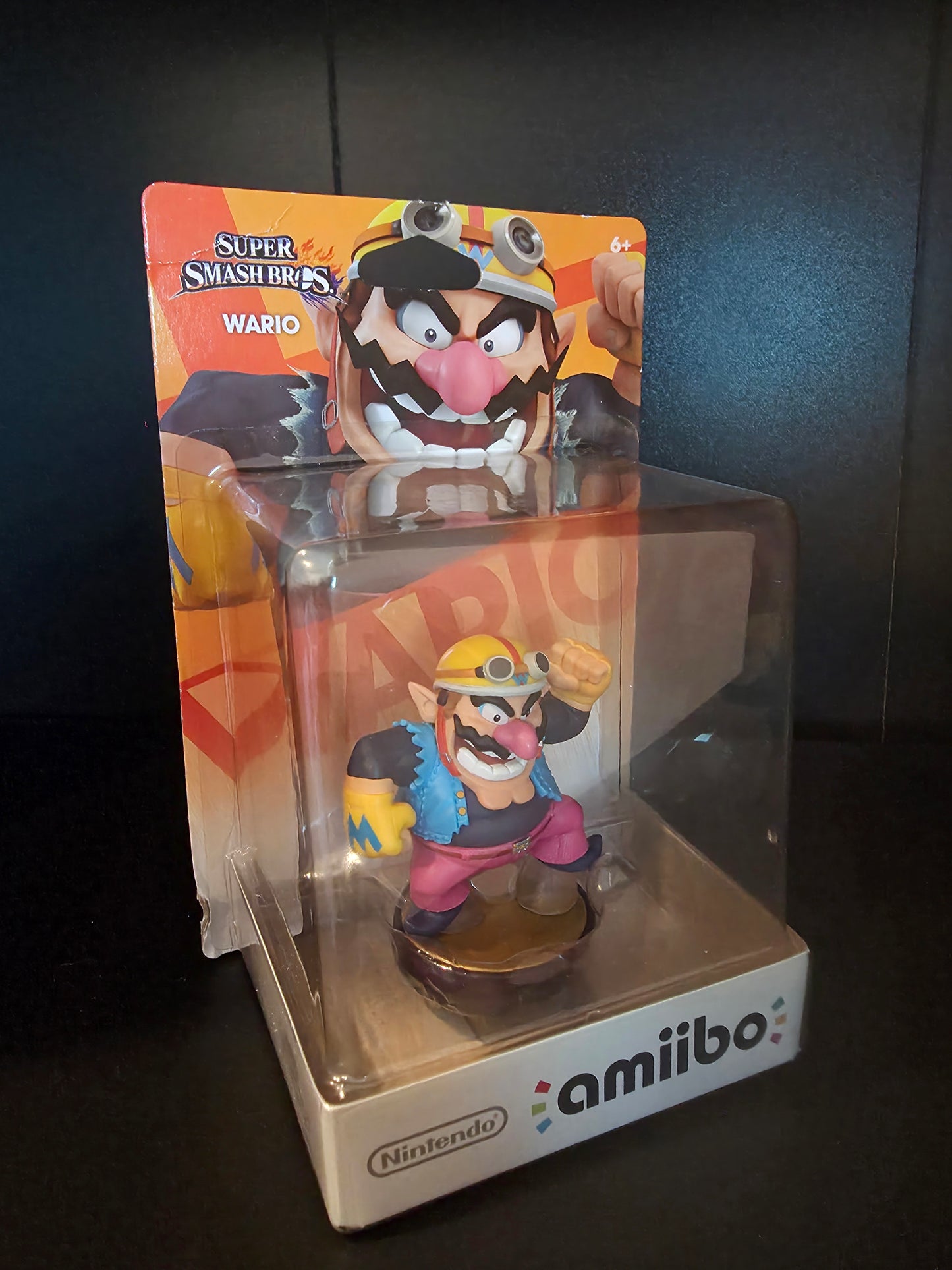 Amiibo Nintendo Super Smash Bros WARIO Box In MINT Condition SEALED NEW
