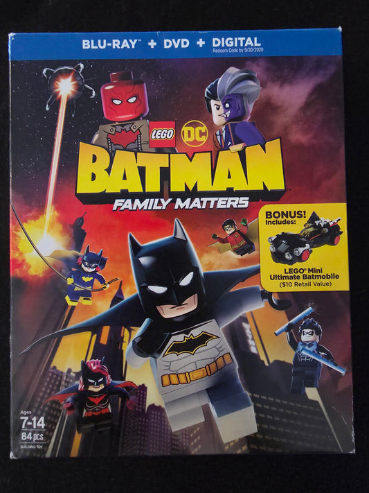 LEGO DC: Batman: Family Matters [New Blu-ray] With DVD, Figure, Gift With Purc