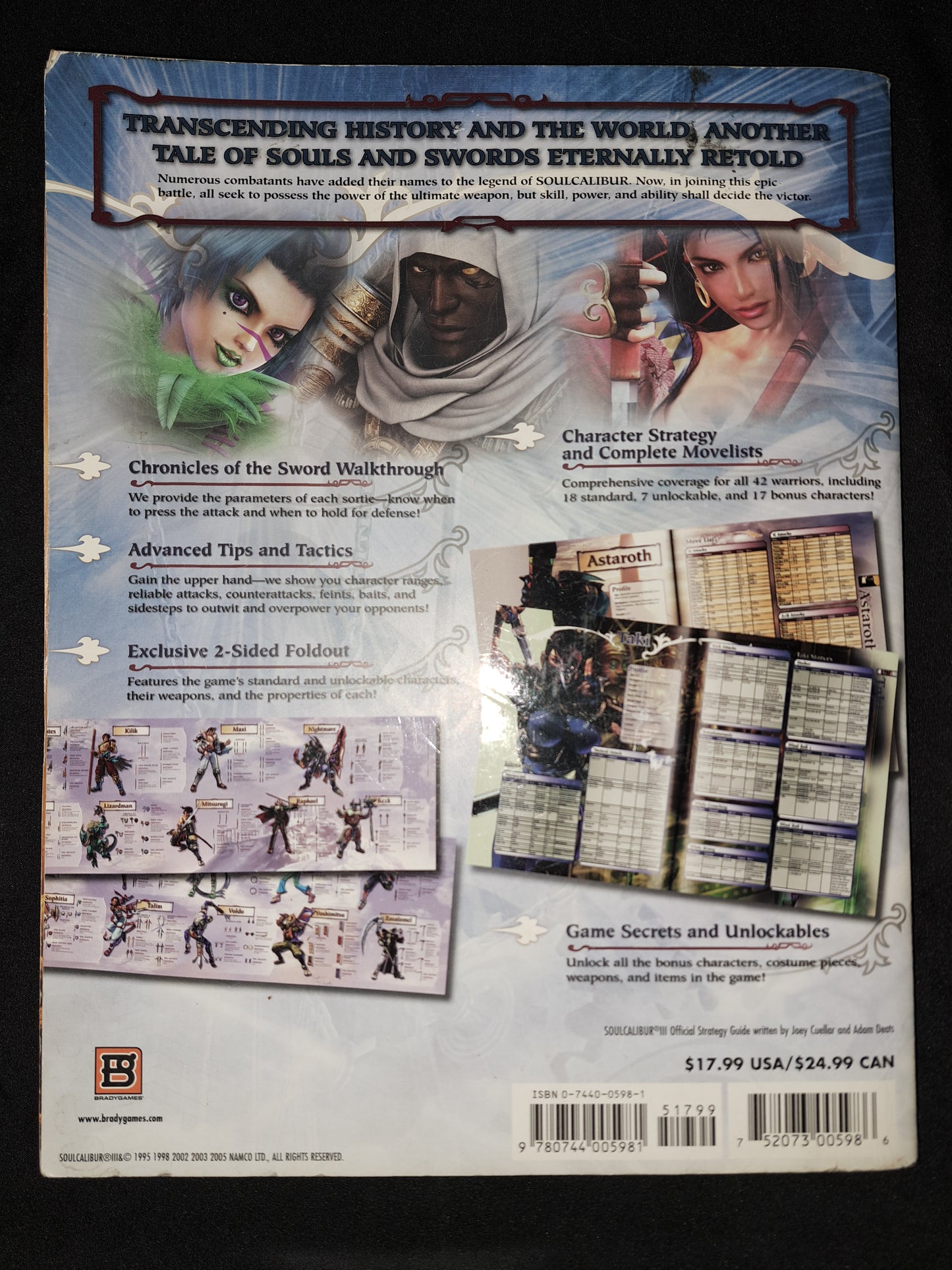 Brady Games Official Strategy Guide : Soul Calibur III