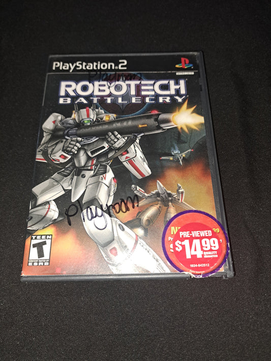 ROBOTECH BATTLECRY (Sony PlayStation 2, PS2)