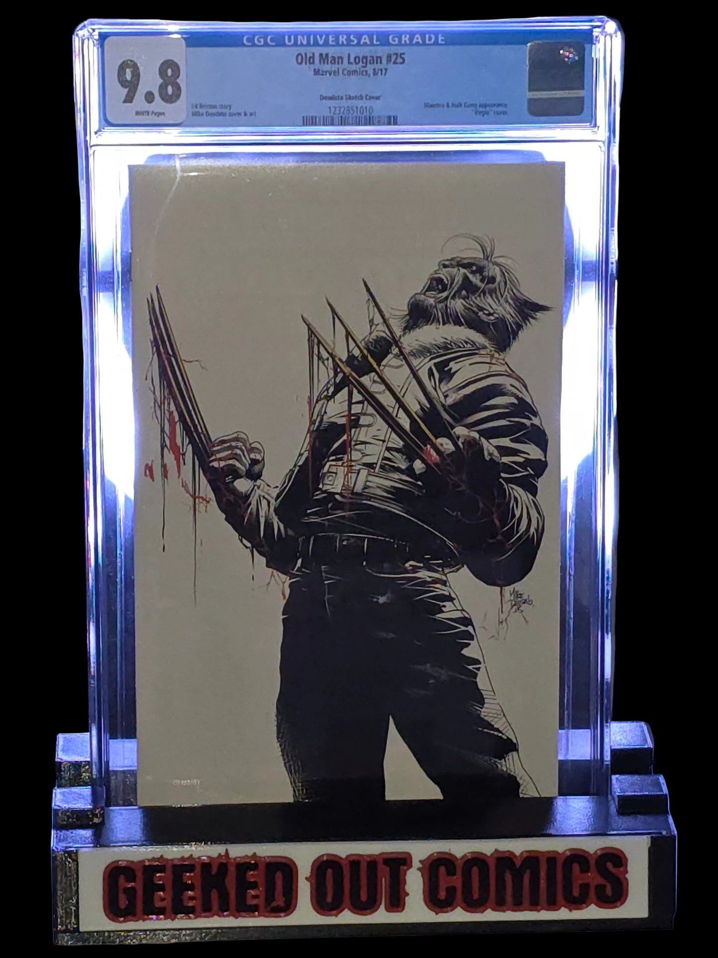 Old Man Logan #25 (Deodato Sketch Cover) CGC 9.8 Marvel Comics