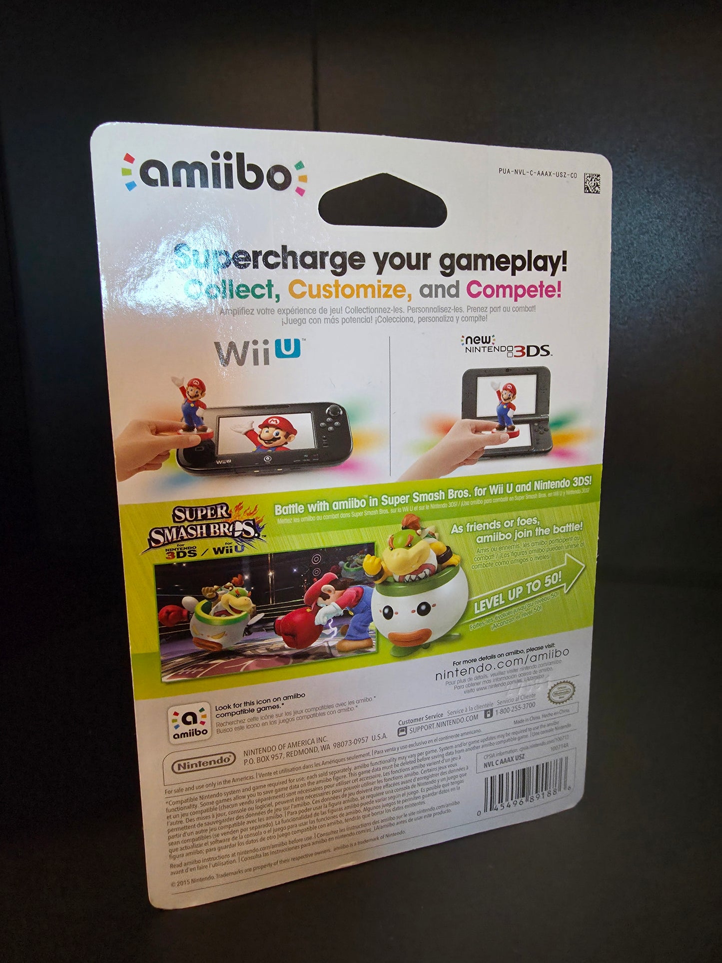 Bowser Jr. (U.S. 1st Ed) - Super Smash Bros Nintendo Amiibo - Sealed, New in Box