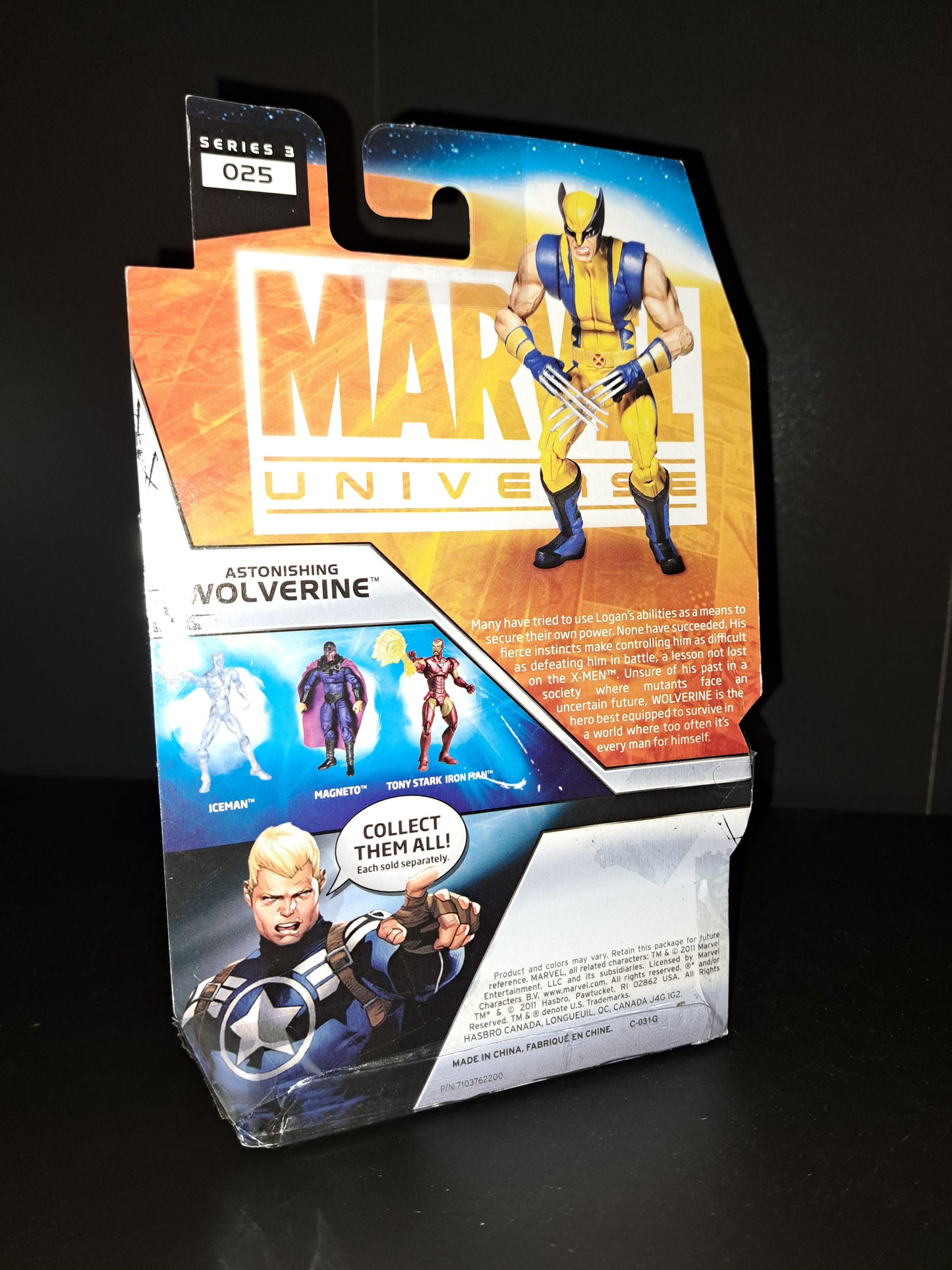 NEW! Hasbro Marvel Universe 3.75 Astonishing Wolverine