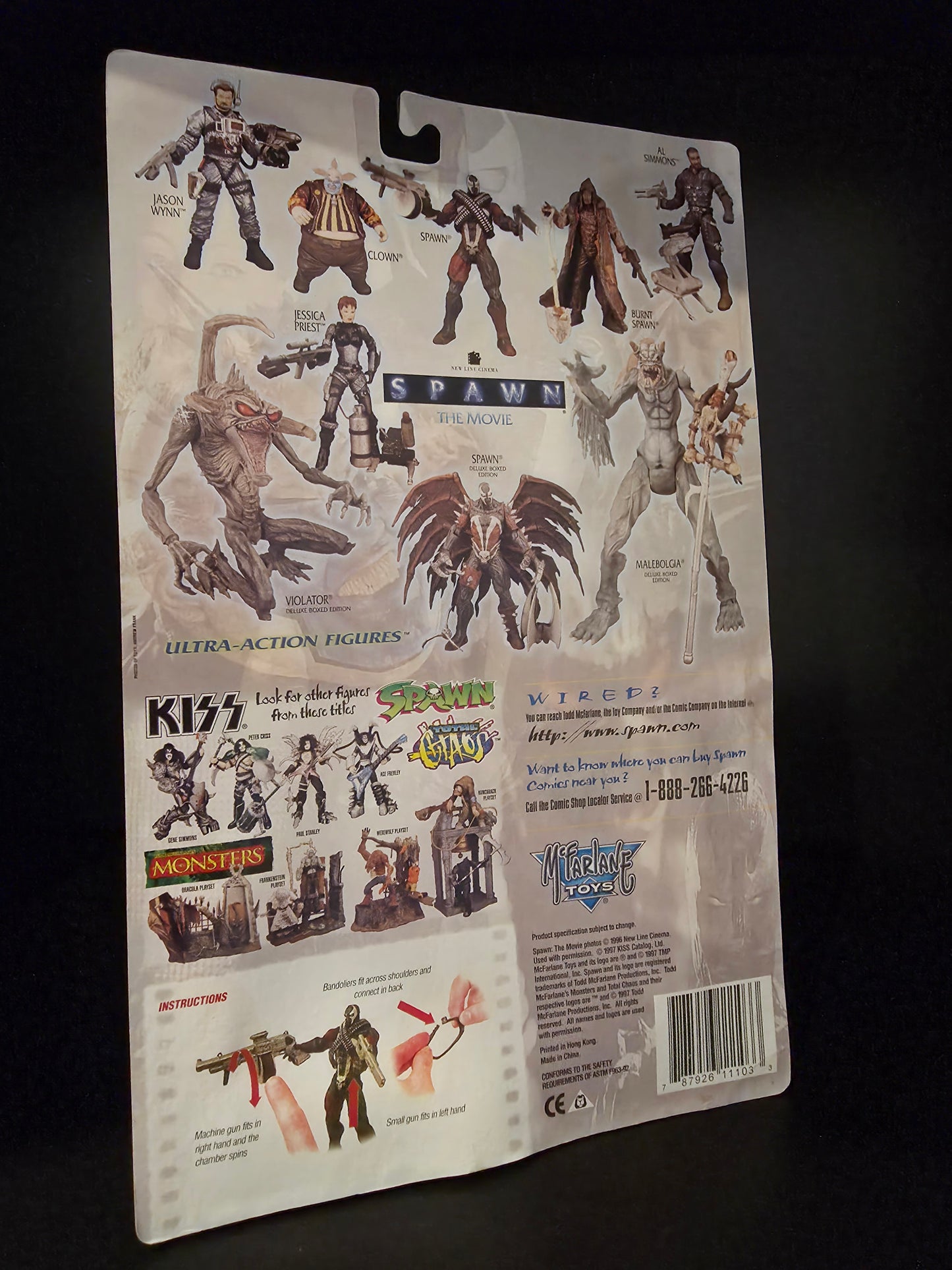 Spawn The Movie: Spiked Spawn Ultra Action Figure Sealed McFarlane 1996 Unmasked