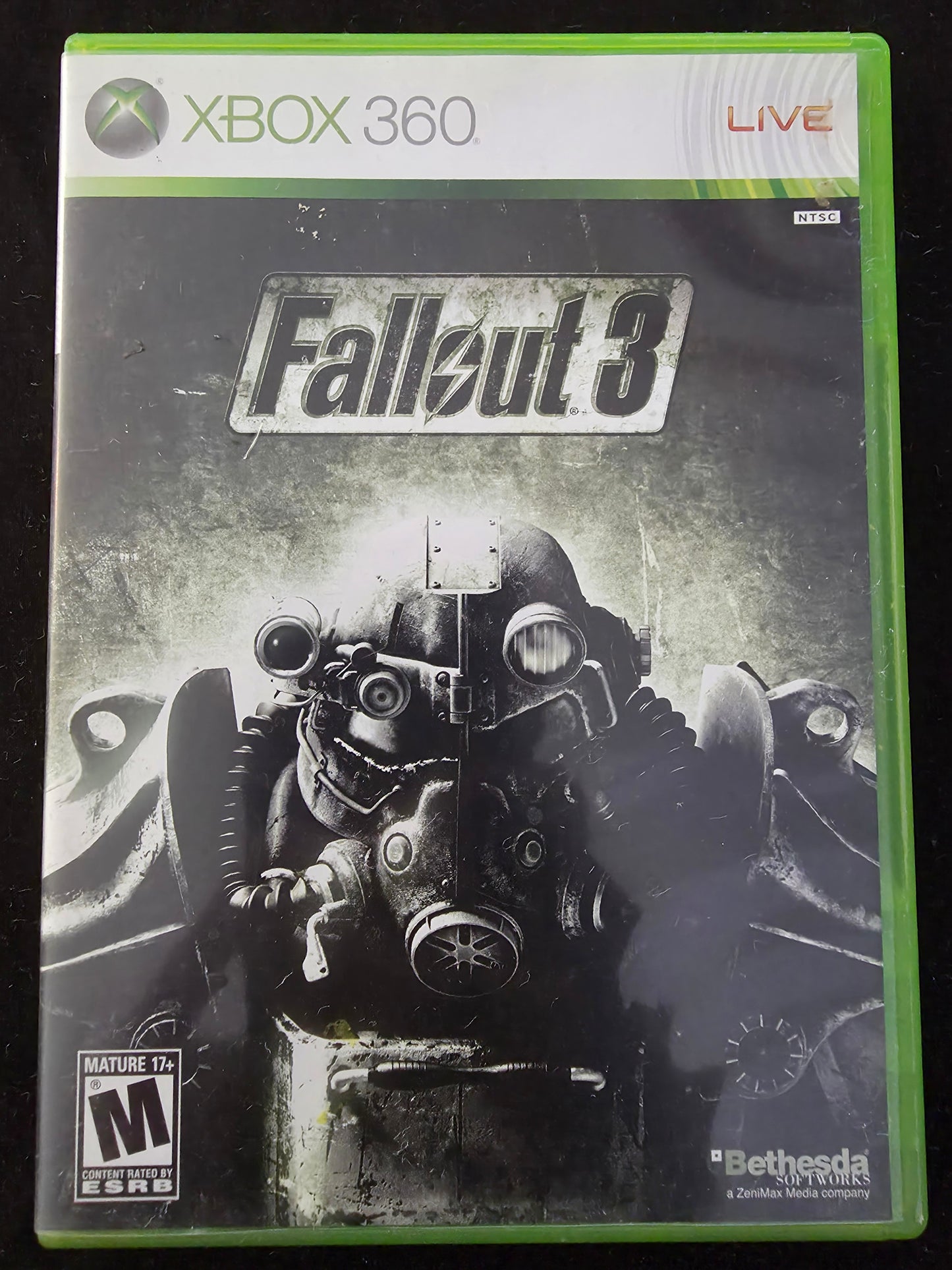 Fallout 3 (Microsoft Xbox 360, 2008) Complete w/ Manual