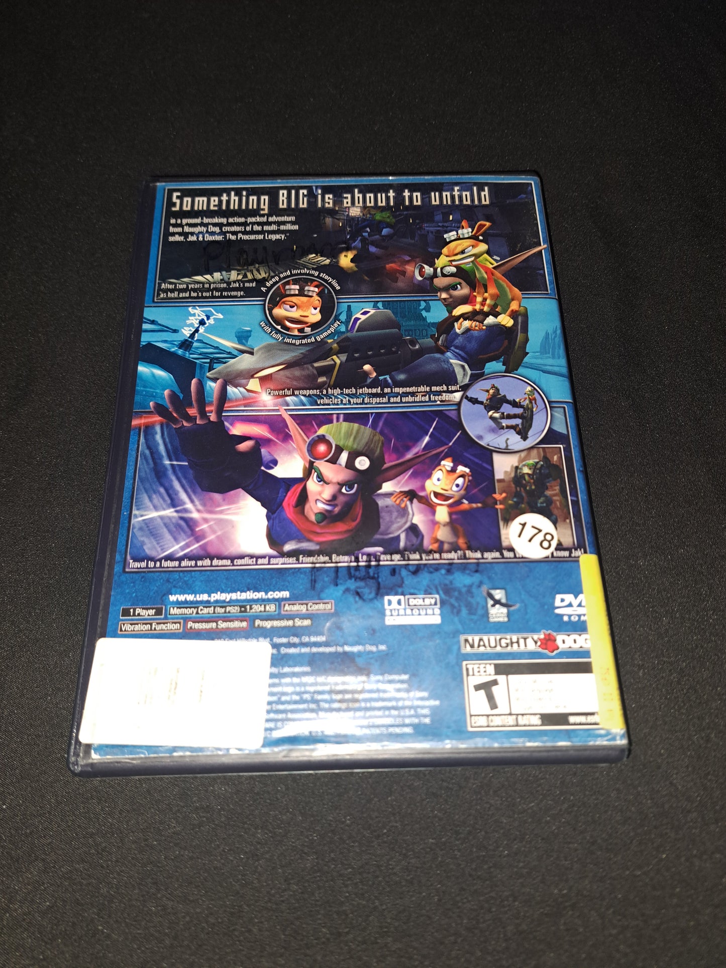 Jak 2 II PS2 CIB  Black Label PlayStation 2