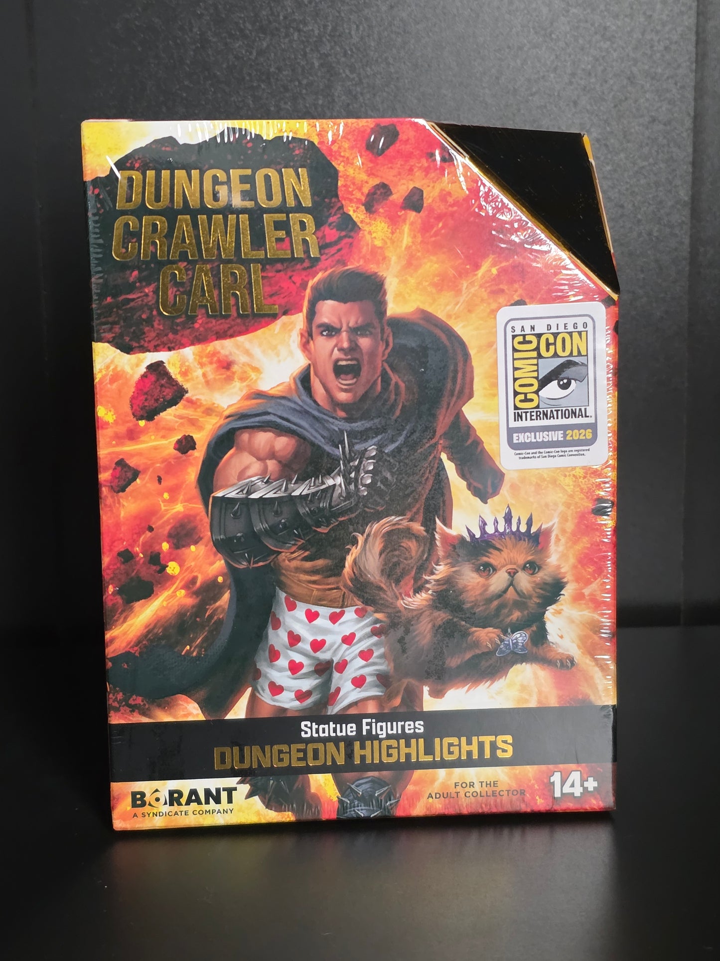 SDCC 2026 Exclusive Dungeon Crawler Carl Dungeon Highlights Mongo & Donut Statue
