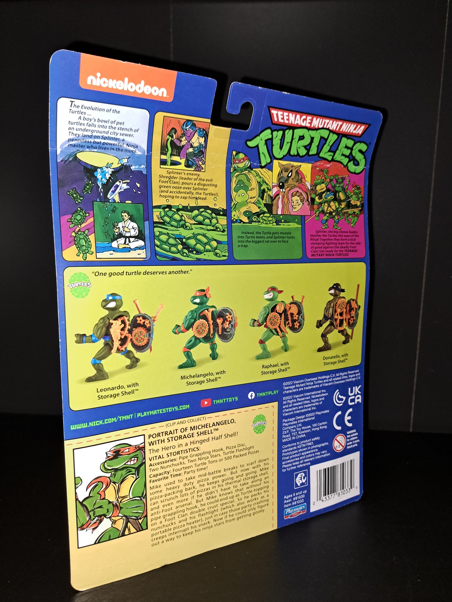 Teenage Mutant Ninja Turtles Set Of 4 Action Figures Retro Collection 2021