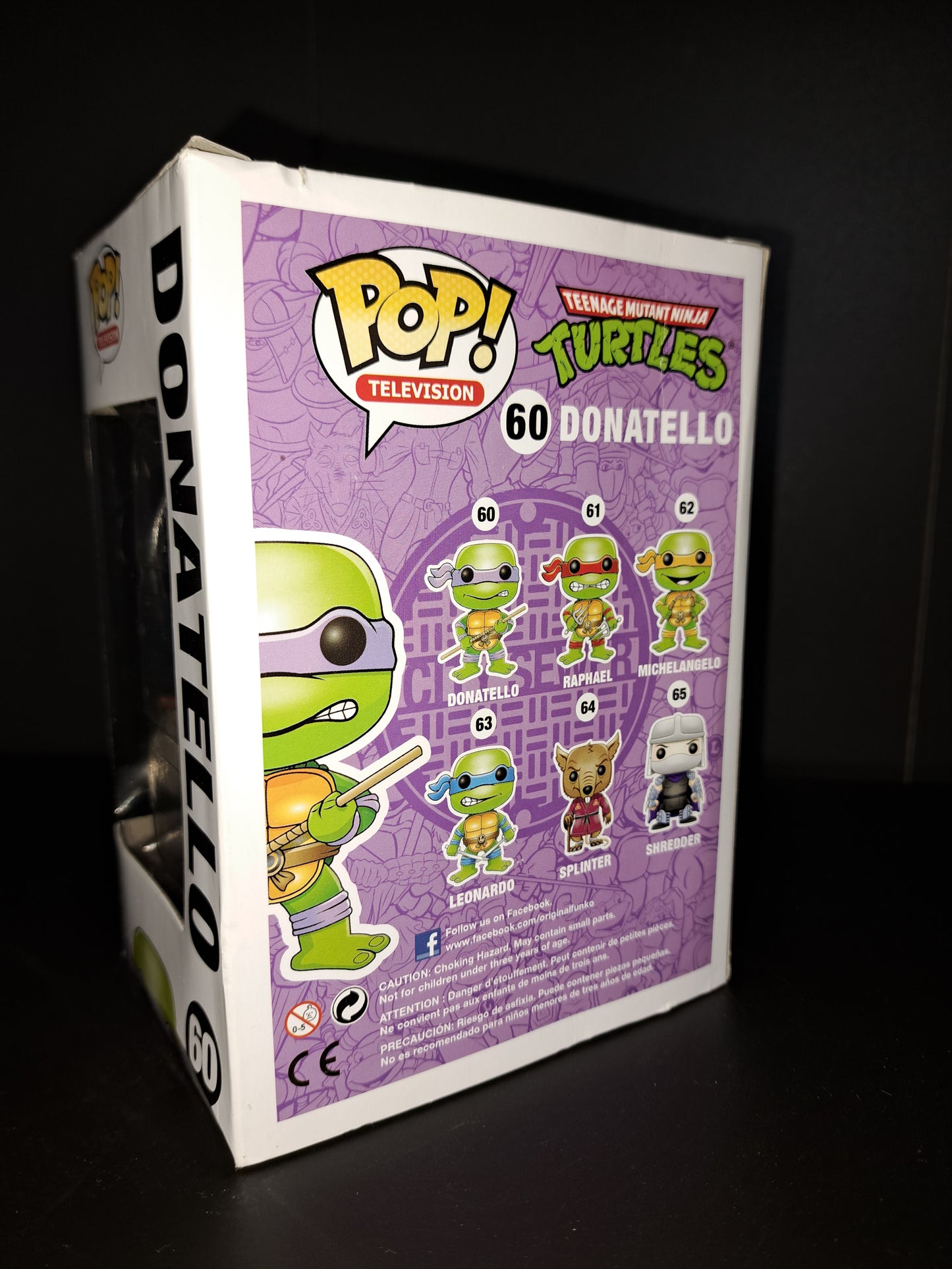 Funko Pop Teenage Mutant Ninja Turtles - Donatello - (Metallic) SDCC 1008 PCS