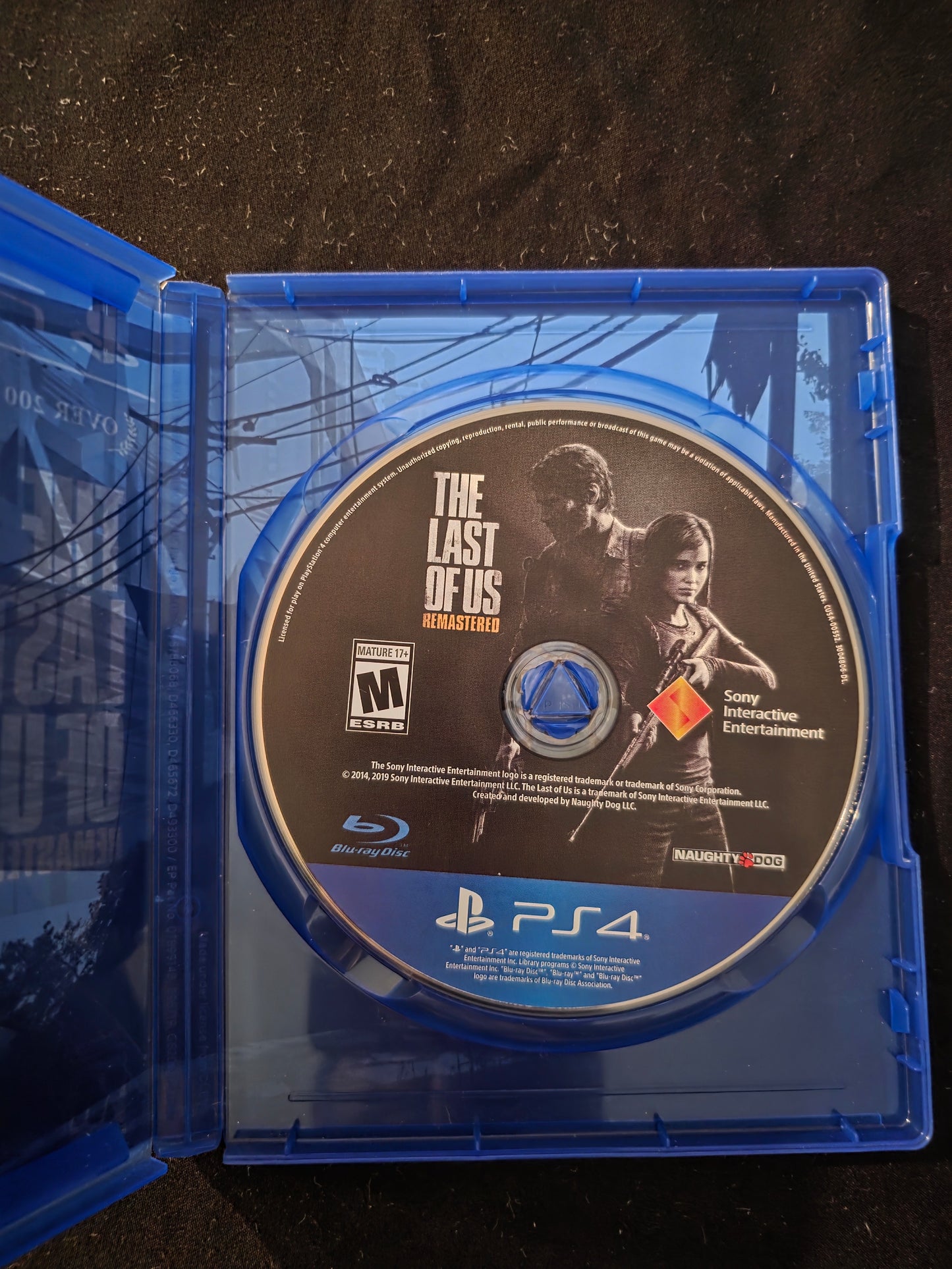 THE LAST OF US REMASTERED GAME PS4