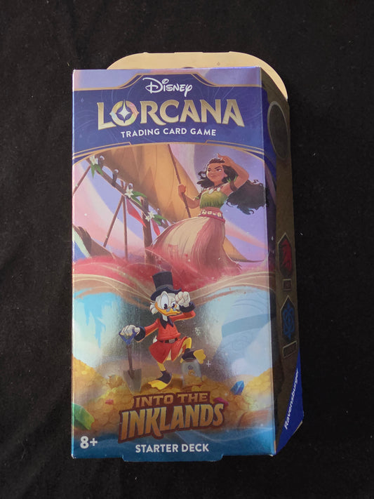 Disney Lorcana Into the Inklands Ruby And Saphire Starter Deck NEW SEALED