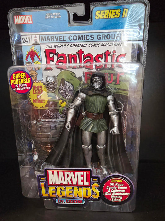 2002 Toy Biz Marvel Legends Dr Doom CHASE Figure Series 2 RARE Secret Wars
