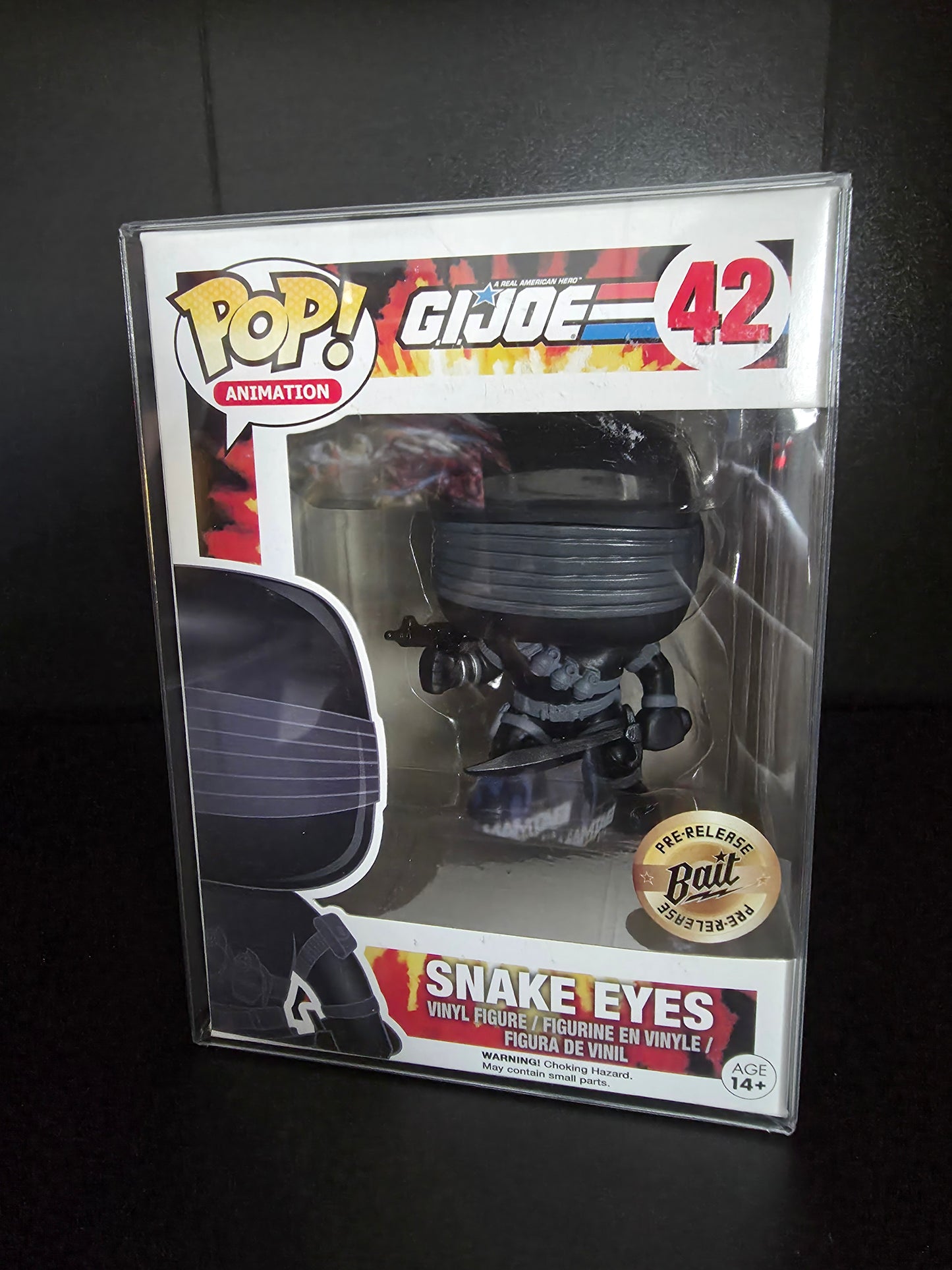 Funko Pop! G.I. Joe Snake Eyes #42 Vinyl Figure with Protector New