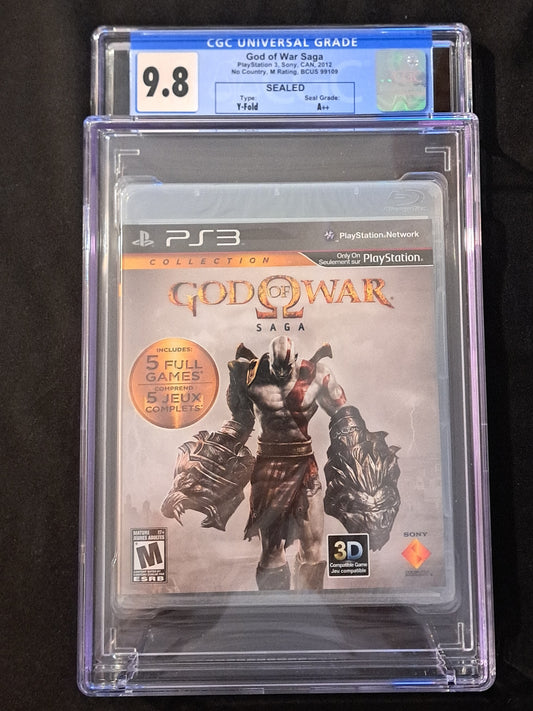 God Of War Saga Rare (Sony PlayStation 3, 2012) Ps3 CGC Graded 9.8 A++