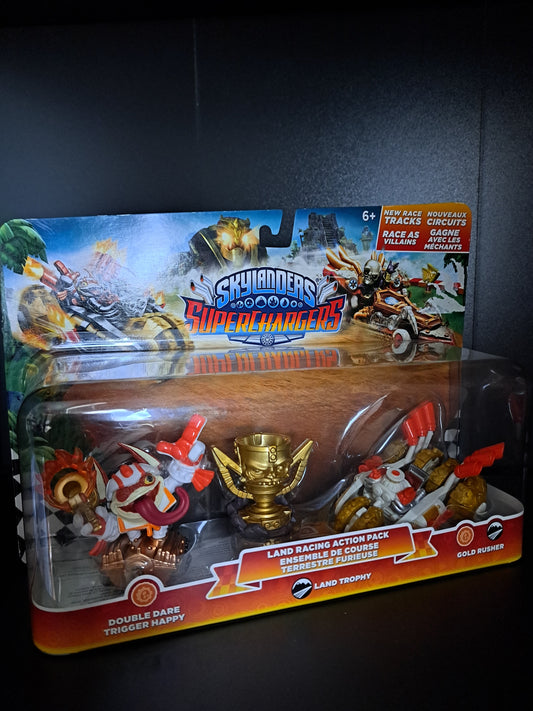 Skylanders Superchargers Land Racing Action Pack: Double Dare Trigger Happy New