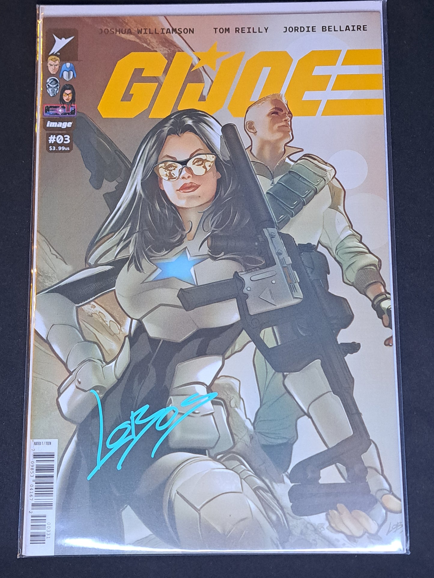 GI Joe #3 - Pablo Villalobos Variant SIGNED 1st Print W/COA IMAGE Skybound