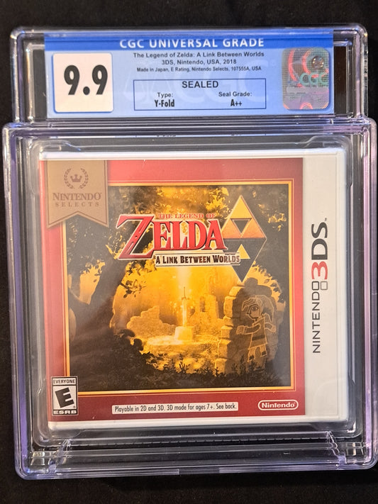 Legend of Zelda: Link Between Worlds - CGC 9.9 - Nintendo Selects First Print