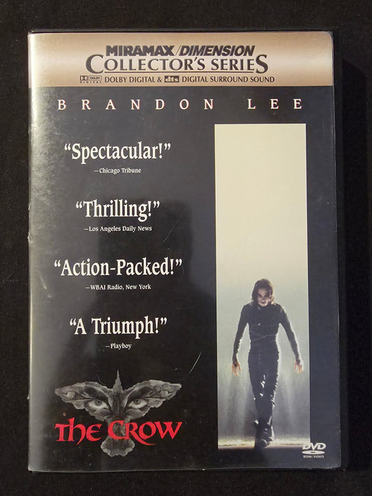 The Crow Miramax Dimension Collector's Series DVD Brandon Lee Horror
