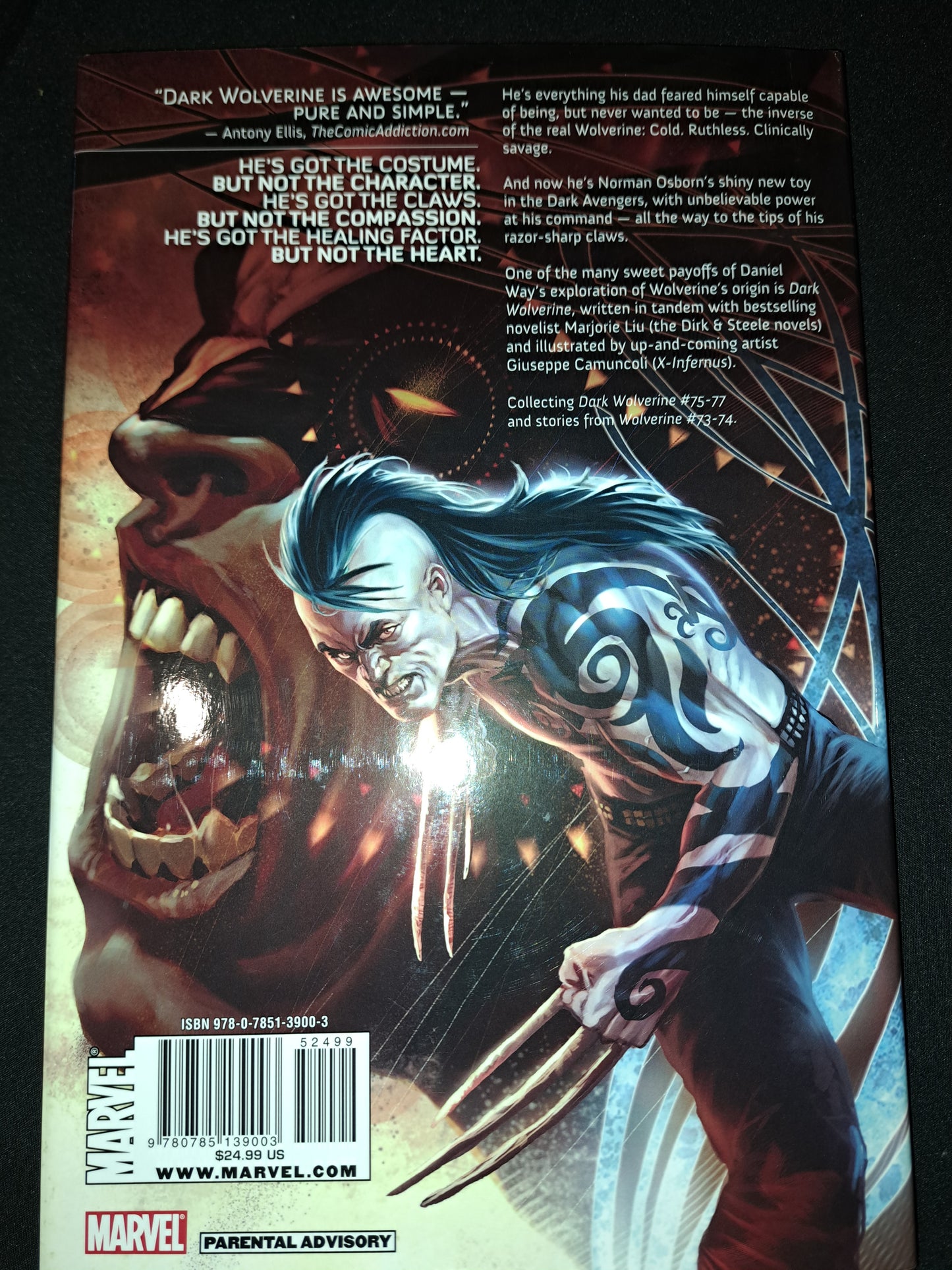 Dark Wolverine The Prince Premiere Edition Hardcover Marvel Comics Graphic Novel