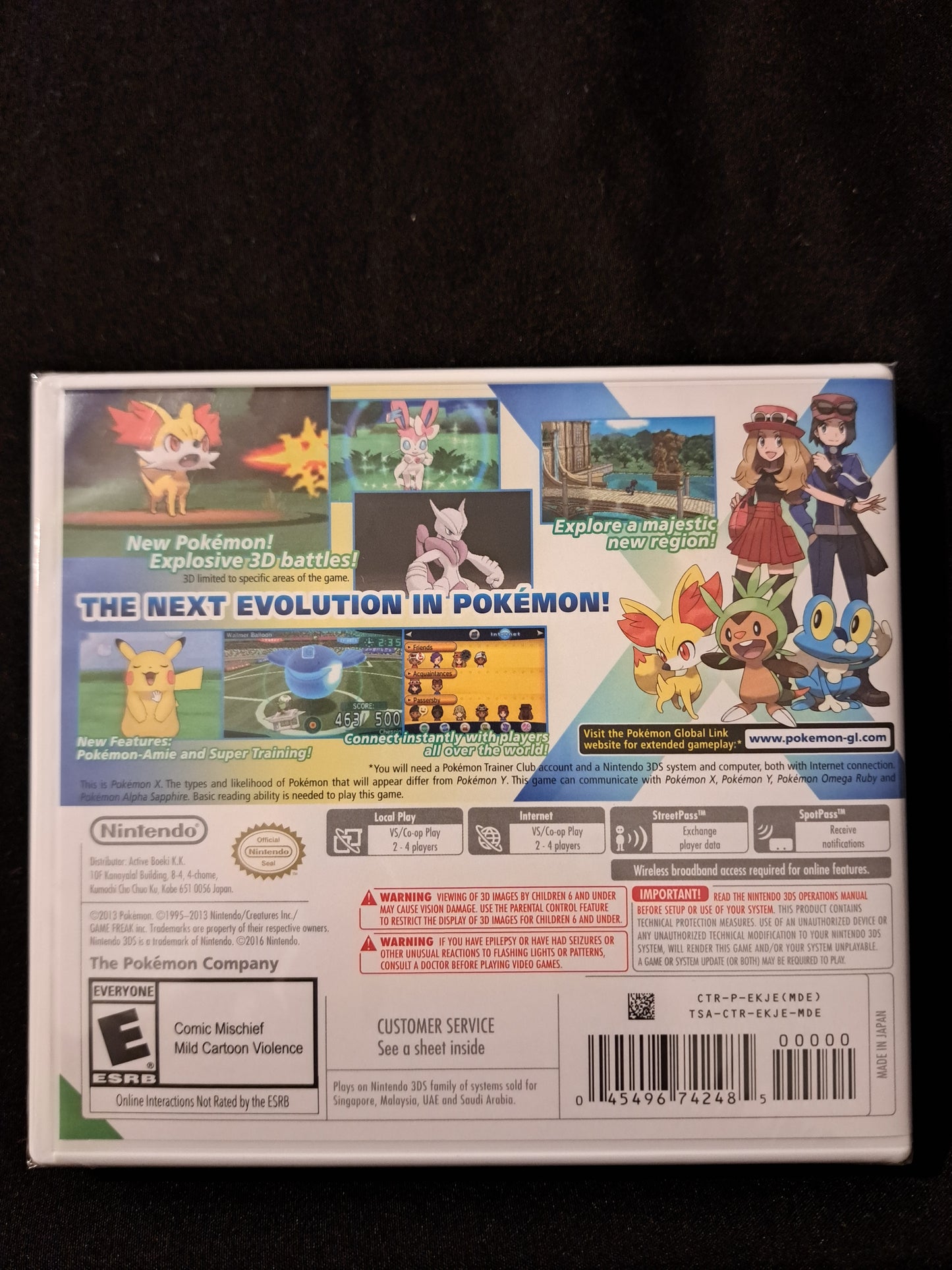 POKEMON X NEW FACTORY SEALED 2013 Authentic Nintendo 3DS