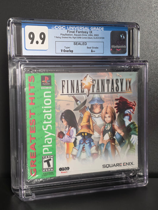 CGC Graded 9.9 A++ SEALED Final Fantasy IX (PS1) From Case Pack