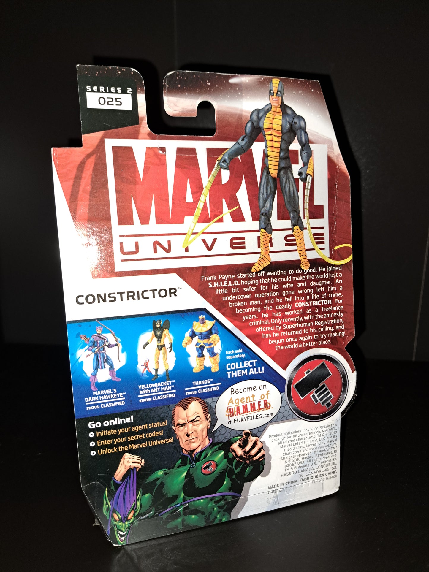 Marvel Universe Contrictor 3.75 Inch Action Figure Hasbro 2010 Series 2 025