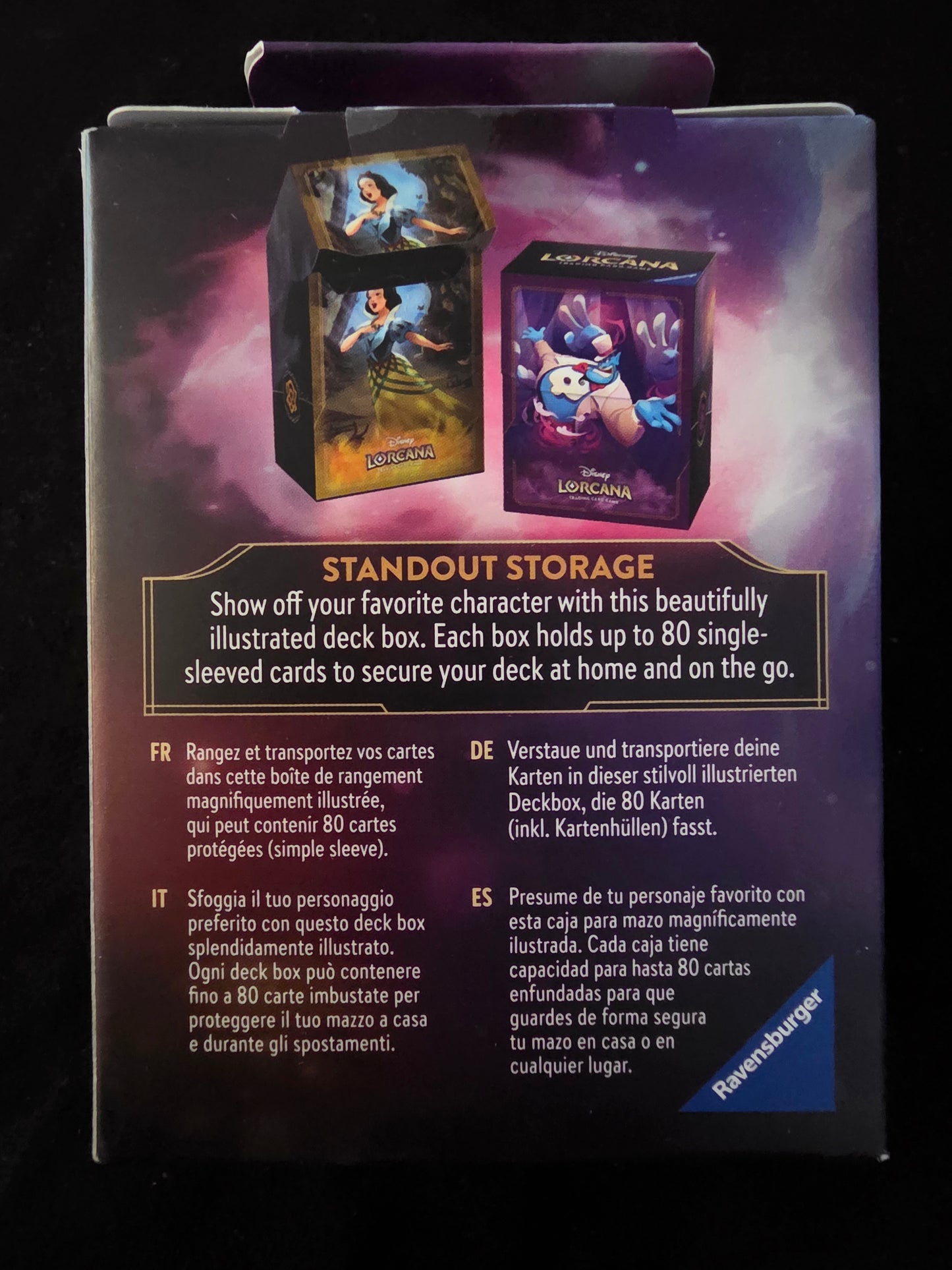 Disney LORCANA: FIRST CHAPTER TCG Aladdin 80-Card DECK BOX RAVENSBURGER NEW