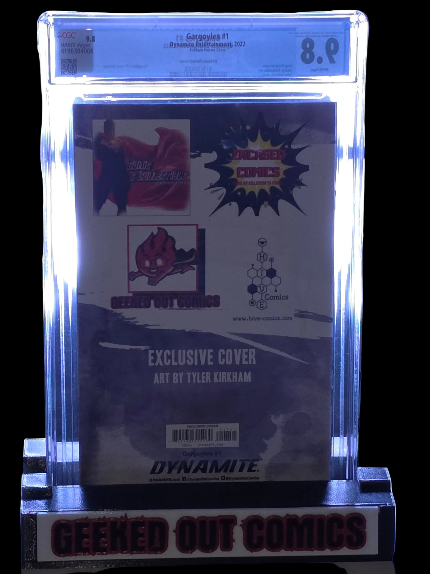 GARGOYLES #1 CGC 9.8 TYLER KIRKHAM EXCLUSIVE TRADE DRESS 800