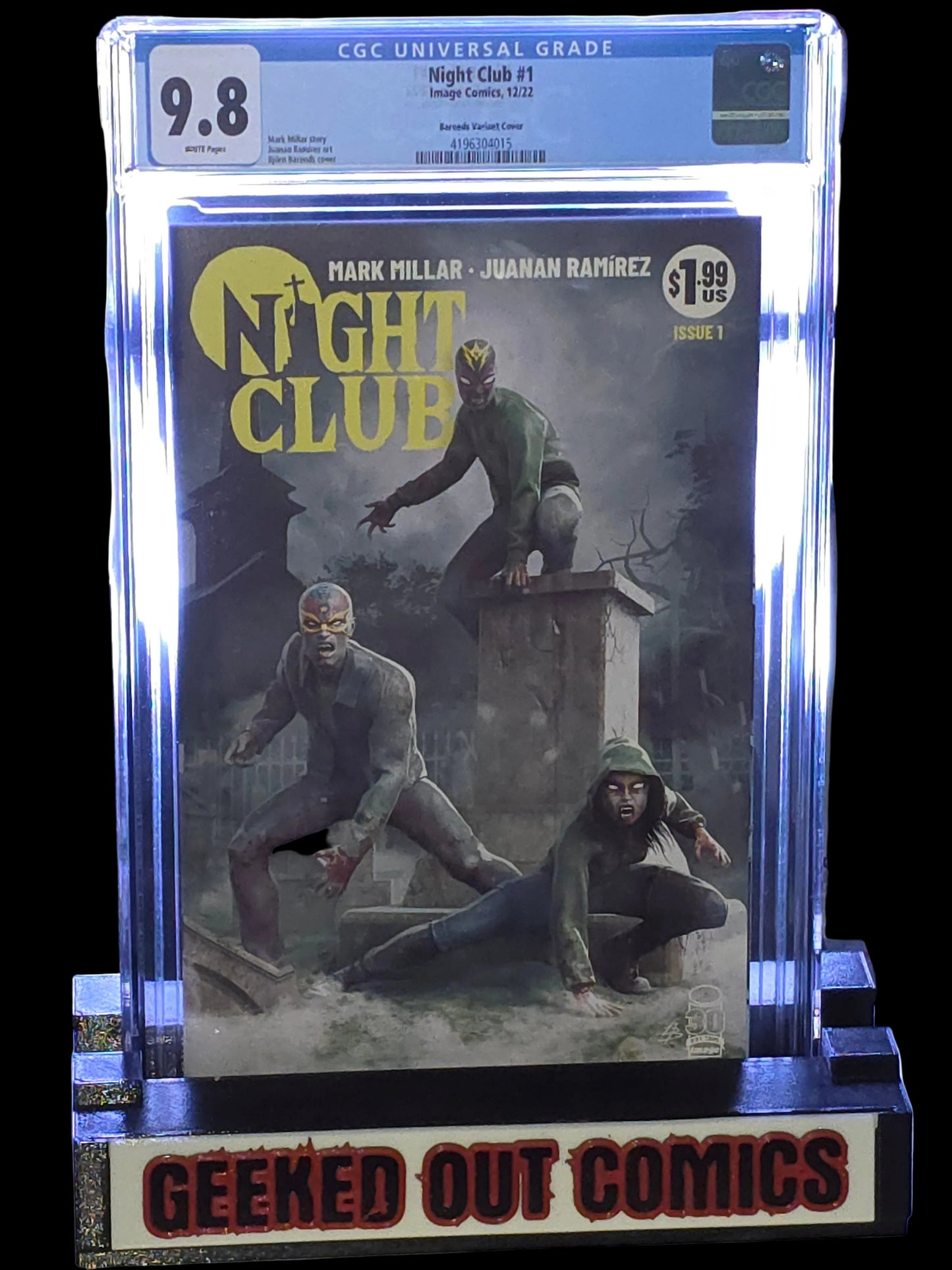 Night Club #1 Bjorn Barends cover (Image Comics December 2022) CGC 9.8