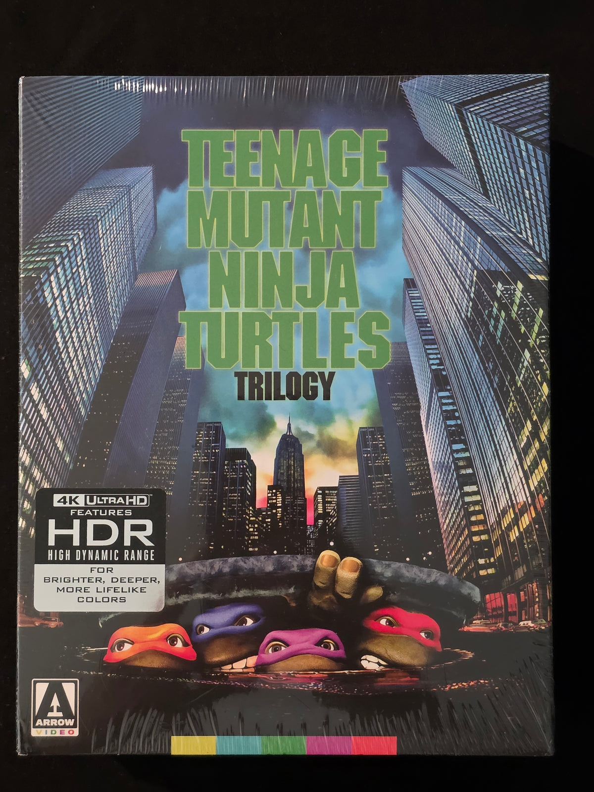 Teenage Mutant Ninja Turtles Trilogy New 4K UHD Limited Edition  ARROW Video