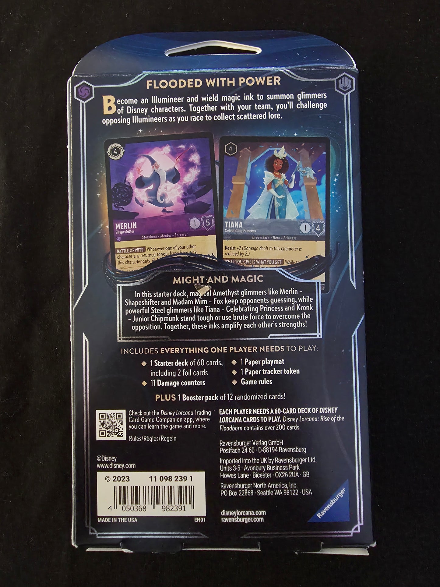 Disney Lorcana: Rise of the Floodborn Starter Deck - Amethyst Steel