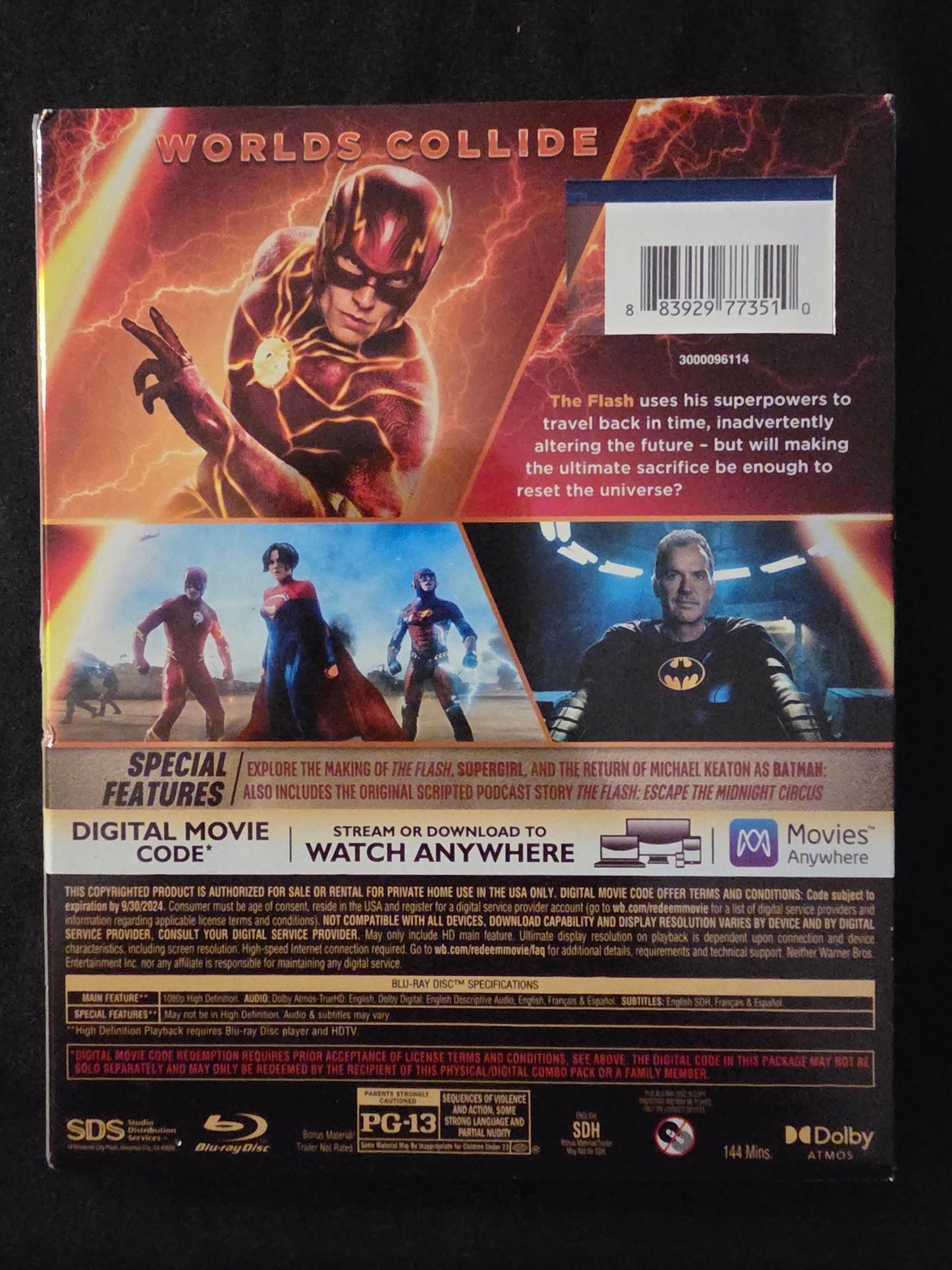 The Flash Blu-ray w/slipcover Target Exclusive