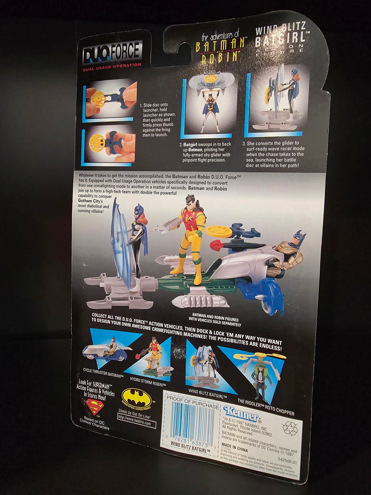 Wind Blitz Batgirl Duo-Force Kenner BTAS Adventures of Batman & Robin NEW - MODC