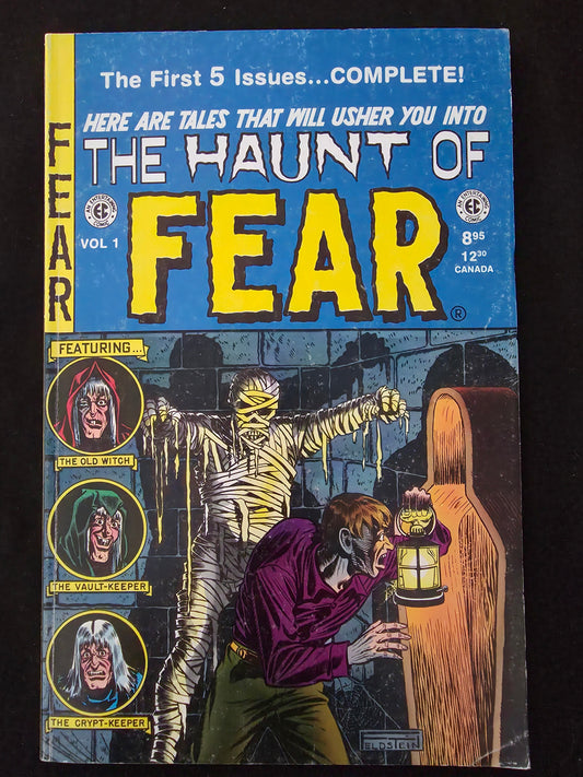 HAUNT OF FEAR VOL 1 EC  ISSUES 1-5 GEMSTONE REPRINT SOFTCVR BOOK