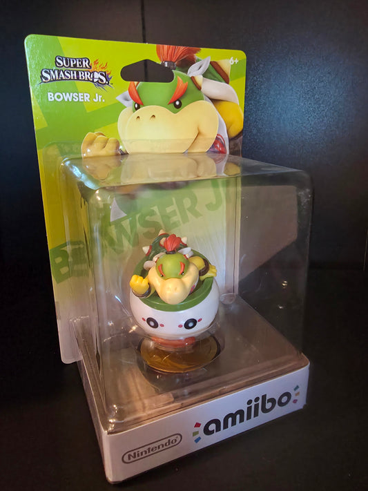 Bowser Jr. (U.S. 1st Ed) - Super Smash Bros Nintendo Amiibo - Sealed, New in Box