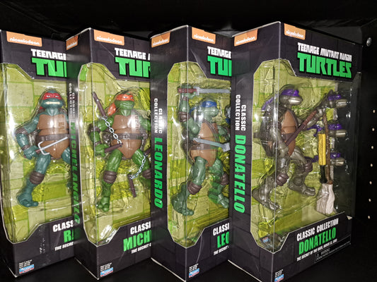 TMNT Classic Collection SECRET OF THE OOZE Full Set of 4 Figures Playmates 2016