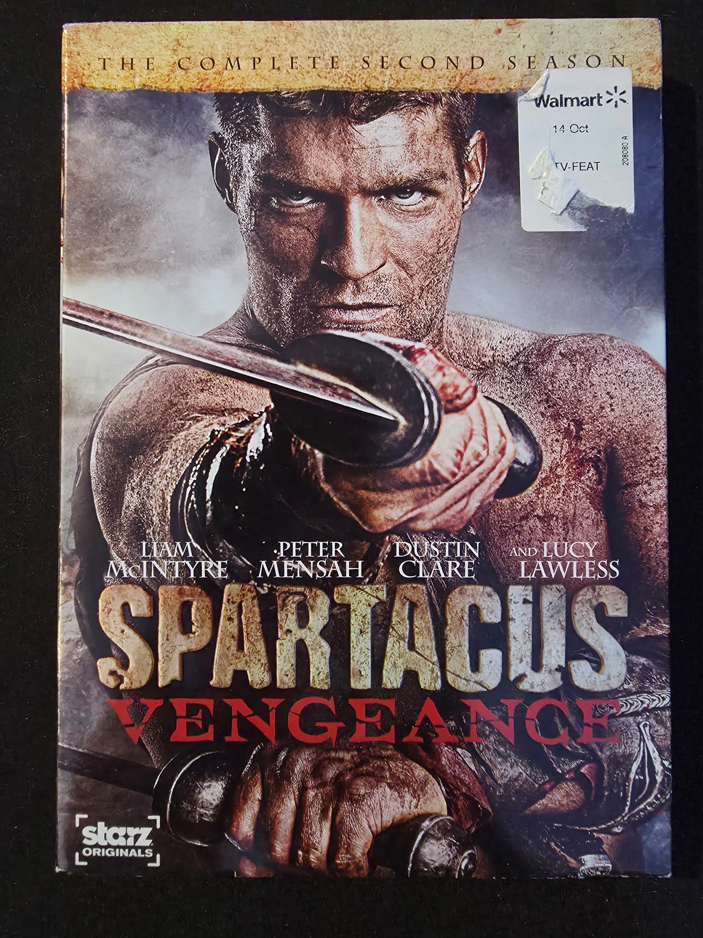 Spartacus- Vengeance: Season 2 (DVD 2014, Widescreen) Starz Originals New B184