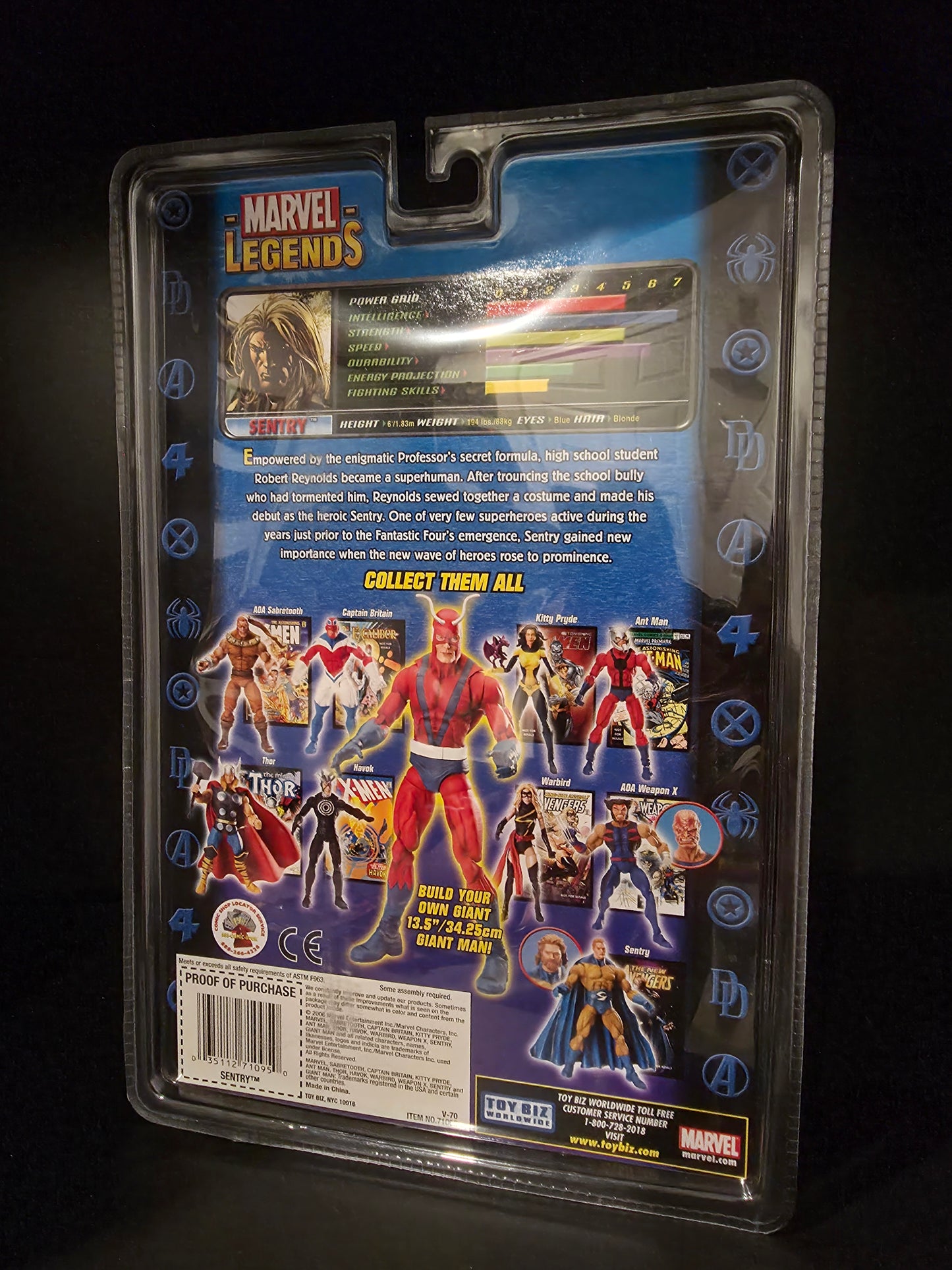 Toybiz Marvel Legends Giant Man Series Sentry Figure Sealed