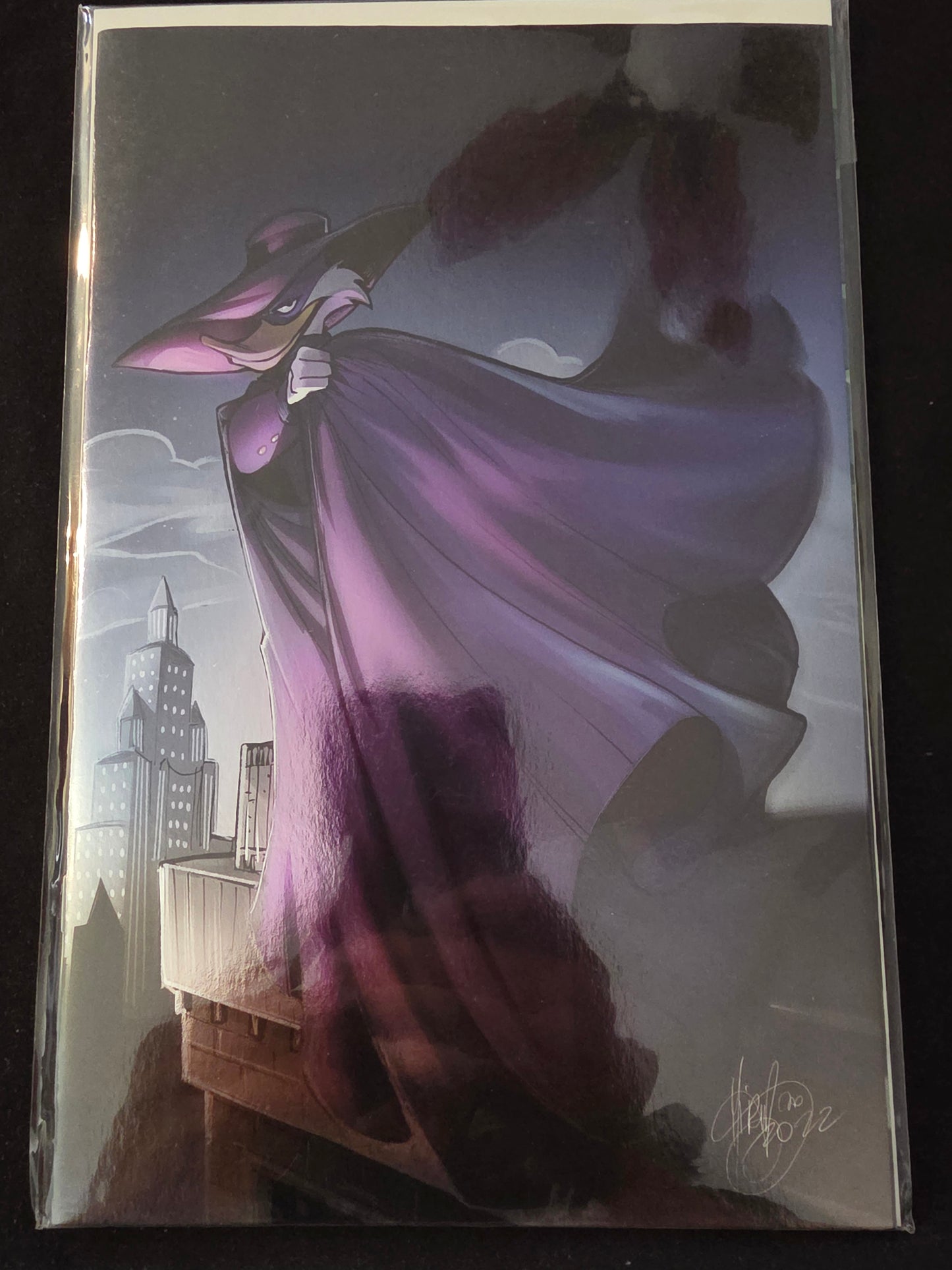 Dynamite Disney Darkwing Duck 1 Comic  NM 9.2 Rare 1:350 Variant Virgin Foil