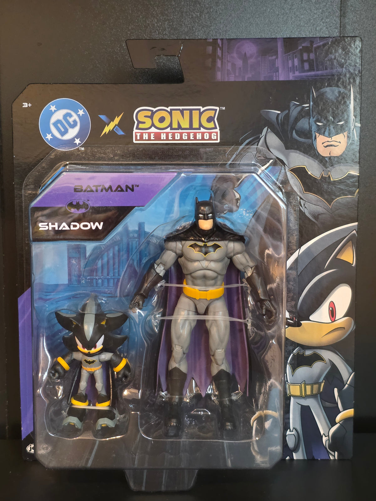 LOT DC x Sonic the Hedgehog Complete Set Of All 8 Jakks Sega